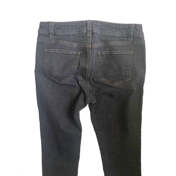 CAbI Women Jeans 8 Black Skinny Leg Stretch Streetwear Y2K Sustainable Denim - Picture 7 of 14